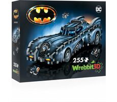 WREBBIT 3D puzzle Batman: Batmobil / 255 dielikov / od 12 rokov 
