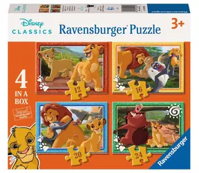 Ravensburger Disney: Leví kráľ 4 v 1 / od 3 rokov