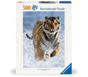Ravensburger Tiger na snehu /500 dielikov/ od 12 rokov