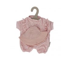 Little Dutch Oblečenie na bábiku Baby Pink Floral / od 18 mesiacov
