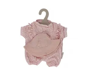 Little Dutch Oblečenie na bábiku Baby Pink Floral / od 18 mesiacov