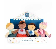 Doudou Jolijou Bábika 18 cm oranžová / od 0 rokov