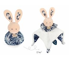 Doudou Muchláček béžový zajačik 3v1 / od 0 rokov