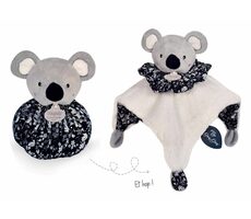 Doudou Muchláček šedá koala 3v1 / od 0 rokov