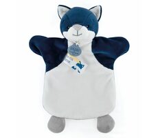 Doudou Plyšový maňuška vlk 25 cm / od 0 rokov