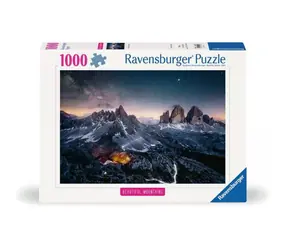 Ravensburger Dych vyrážajúce hory: Dolomitské veže - Taliansko / 1000 dielikov / od 14 rokov