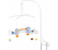 CHIPOLINO Hudobný závesný kolotoč Dúha / 0 - 5 mesiacov