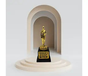Mad Monkey Trophy - "World's Biggest Bitch"