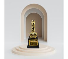 Mad Monkey Trophy "World&#39;s Biggest Dick"