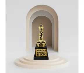 Mad Monkey Trophy "World's Biggest Dick"
