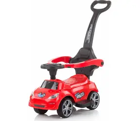 CHIPOLINO Odrážadlo s vodiacou tyčou Turbo Red / od 3 rokov / do 23 kg