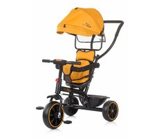 CHIPOLINO Trojkolka so strieškou Pulse 2v1 Mustard / od 1.5 roka / do 25 kg