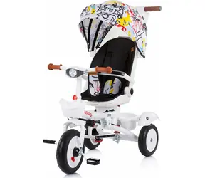 CHIPOLINO Trojkolka so strieškou Futuro 2v1 Graffiti / od 1.5 roka / do 25 kg