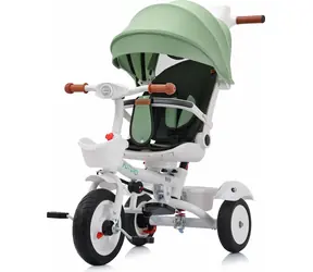 CHIPOLINO Trojkolka so strieškou Futuro 2v1 Green / od 1.5 roka / do 25 kg