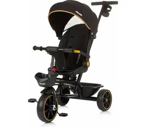 CHIPOLINO Trojkolka so strieškou Max Sport 2v1 Obsidian / od 1.5 roka / do 25 kg