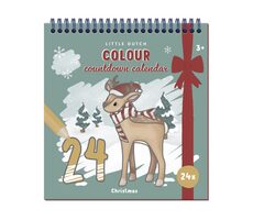Little Dutch Adventný kalendár omaľovánky / od 3 rokov
