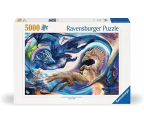 Ravensburger Draci - deň a noc / 5000 dielikov / od 14 rokov