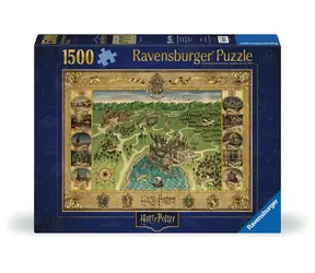 Ravensburger Harry Potter: Mapa Rokfortu - 1500 dielikov