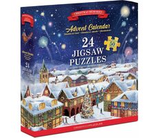 EUROGRAPHICS Puzzle Adventný kalendár: Vianočné spomienky / 24x50 dielikov / od 6 rokov
