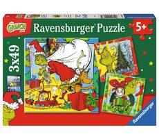 Ravensburger Grinch - 3x49 dielikov / od 5 rokov