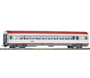 Piko 57613 Osobný vagón Bmz IC 2. tr. ÖBB V / Mierka: H0 (1:87) / Dĺžka: 264 mm / Rádius: 358 mm / od 14 rokov 