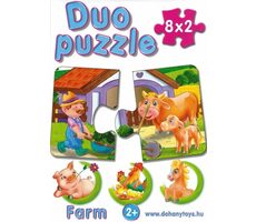 DOHÁNY Duo puzzle Na statku / 8x2 dielikov / od 2 rokov