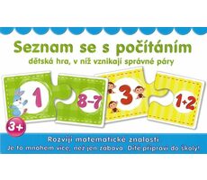 DOHÁNY Puzzle dvojice Zoznam sa s počítaním / od 3 rokov