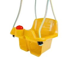 DOHÁNY Hojdačka s klaksónom pre najmenších (žltá) / nosnosť 19 kg