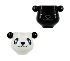 ThumbsUp! Keramický hrnček Panda 400ml / mení farbu podľa teploty vody 