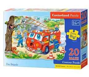 Castorland 4372 Hasiči MAXI / 20 dielikov / od 4 rokov