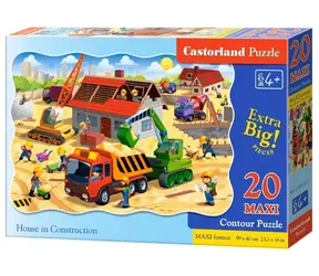 Castorland Stavba domu MAXI / 20 dielikov / od 4 rokov