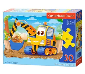 Castorland Žltý bager / 30 dielikov / od 4 rokov