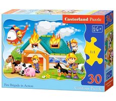 Castorland Hasiči v akcii /30 dielikov/ od 4 rokov