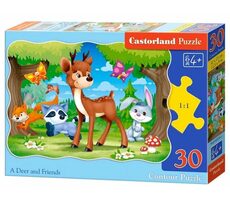 Castorland Koloušek a jeho priatelia / 30 dielikov / od 4 rokov