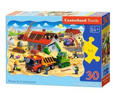 Castorland Na stavbe / 30 dielikov / od 4 rokov