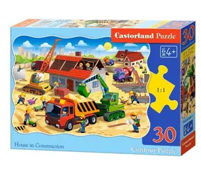 Castorland Na stavbe / 30 dielikov / od 4 rokov