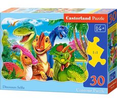 Castorland Dinosaurie selfie / 30 dielikov / od 4 rokov