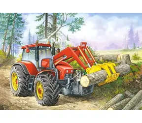 Castorland Lesný traktor / 60 dielikov / od 5 rokov