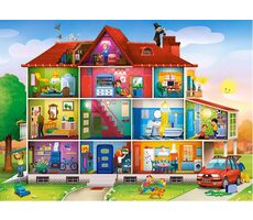 Castorland 13548 Život v dome / 120 dielikov / od 6 rokov