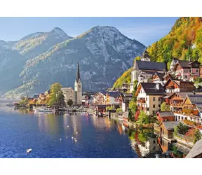 Castorland 52189 Hallstatt, Rakúsko / 500 dielikov / od 9 rokov