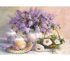 Castorland 102006 Kvety - orgován a ruža / 1000 dielikov / od 9 rokov