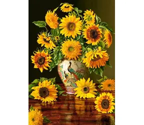 Castorland 103843 Slnečnica vo váze / 1000 dielikov / od 9 rokov