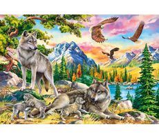 Castorland 104970 Vlčia rodinka / 1000 dielikov / od 9 rokov