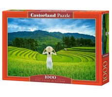 Castorland 105052 Ryžové polia vo Vietname / 1000 dielikov / od 9 rokov