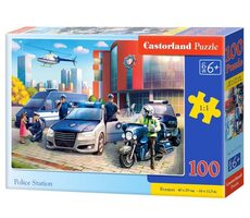 Castorland 111176 Policajná stanica / 100 dielikov / od 6 rokov