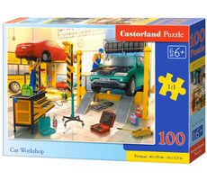 Castorland 111206 Autoservis / 100 dielikov / od 6 rokov