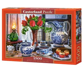 Castorland 151820 Zátišie s tulipánmi / 1500 dielikov / od 9 rokov