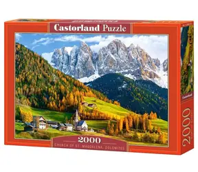 Castorland 200610 Kostol svätej Magdalény, Dolomity / 2000 dielikov / od 9 rokov