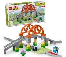 LEGO® DUPLO® Town 10426 Železničný most a koľaje - rozširujúca sada / Počet dielikov: 42 / od 2 rokov
