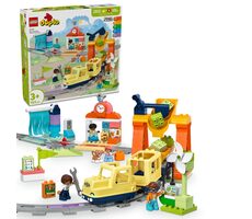 LEGO® DUPLO® Town 10428 Veľký interaktívny komunitný vláčik / Počet dielikov: 103 / od 3 rokov